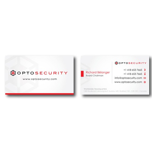 Optosecurity Business Card