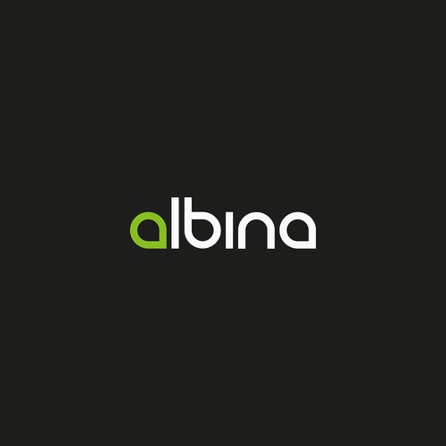 Albina logo design