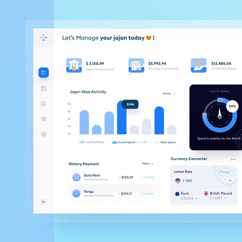 Manage Banking Dashboard