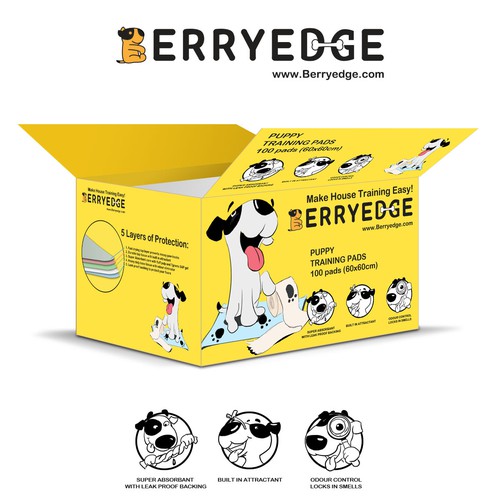 Create a Unique, Modern  Package Design for Training Pads (for puppies/dogs)