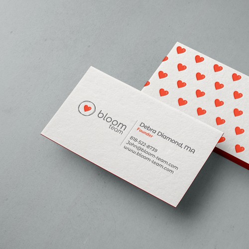 Businesscard concept for Bloom team