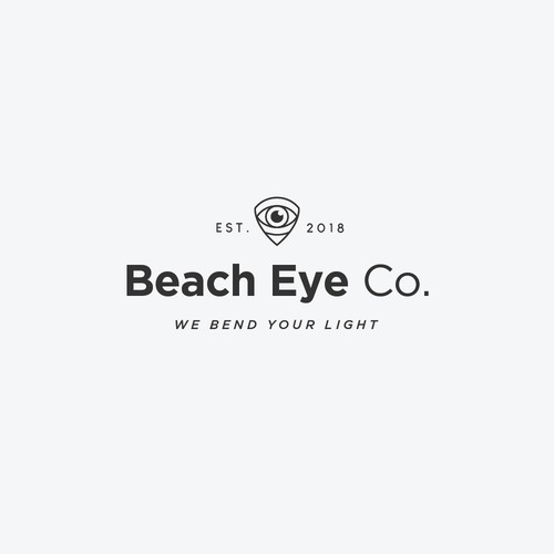 Cleand and bold logo for Beach Eye Co