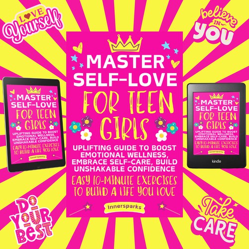 Book cover for Teen Girls' Self-Love Guidebook 