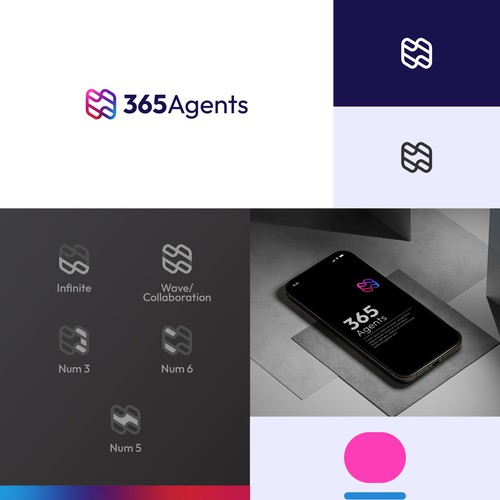 AI logo concept for 365Agents