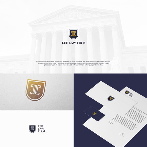 new logo concept for a law firm