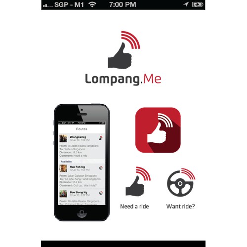 LOGO REQUIRED - HitchHiking App