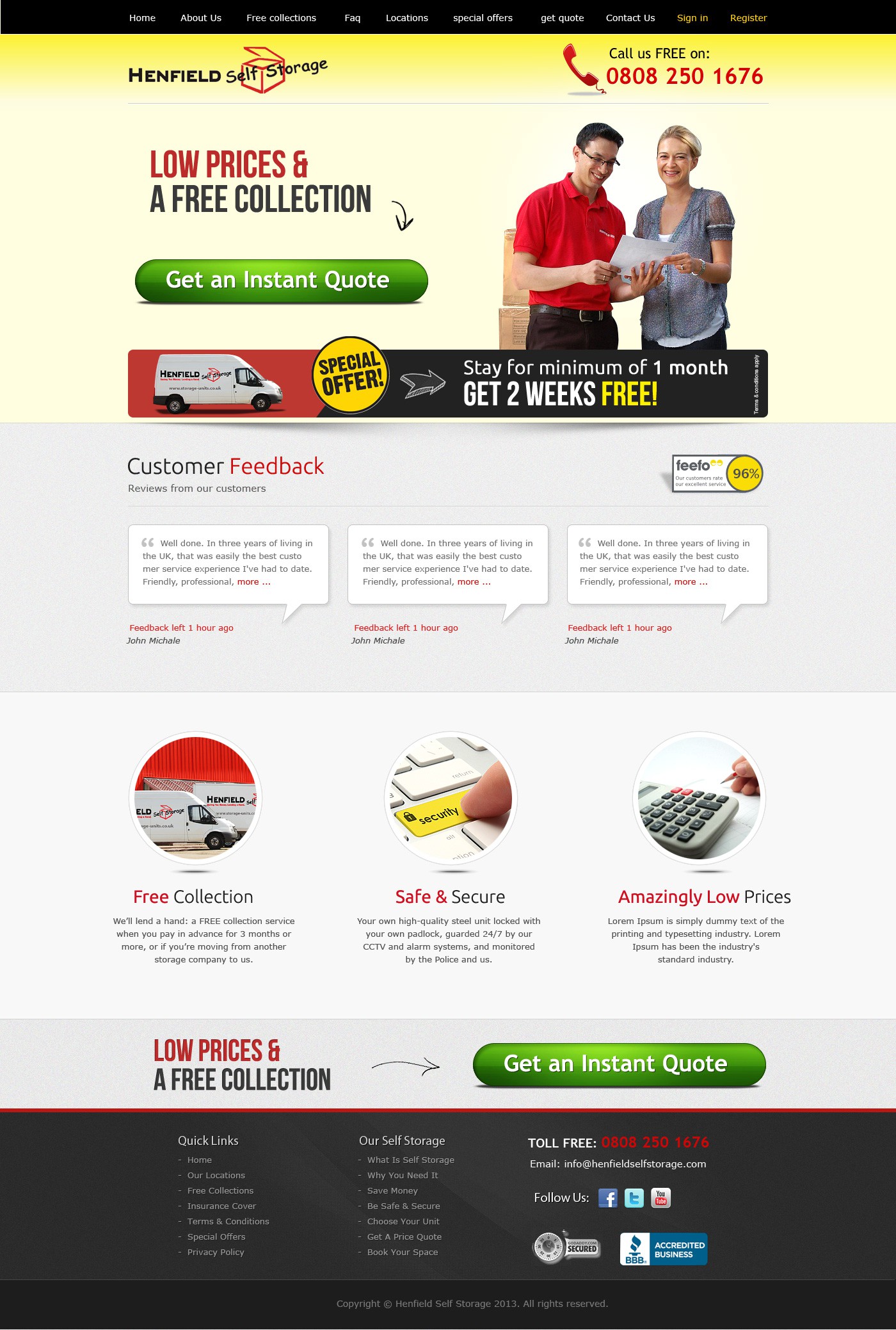 Create a winning landing page design for Henfield - Multiple winners