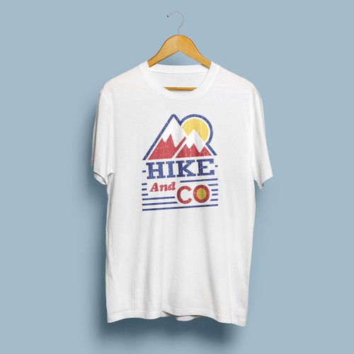 T-shirt graphic design for And Colorado