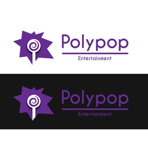 Create a cool logo for a Multimedia studio startup - Polypop Entertainment