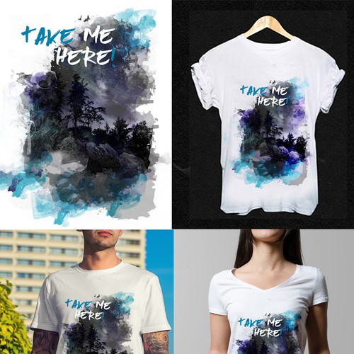 take me here t shirt deisgn