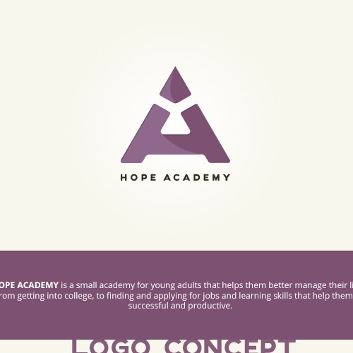 Hope academy logo contest entry