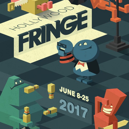 Hollywood Fringe cover illustration