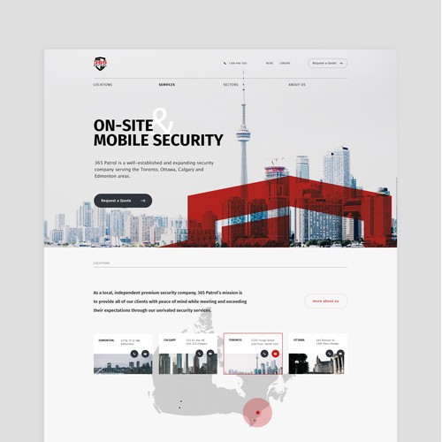Website Design for Security Company