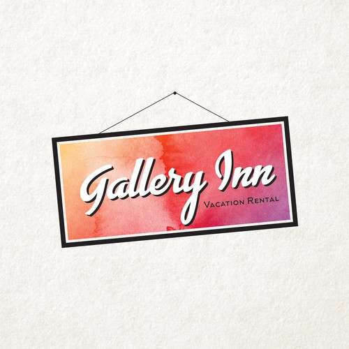 The Gallery Inn features original art and needs a stylized logo