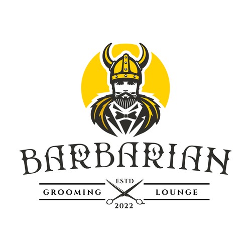 Logo for grooming lounge 
