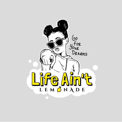Fun logo for Life Ain't Lemonade