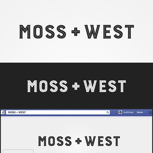 Winning entry for Moss + West Logo Contest