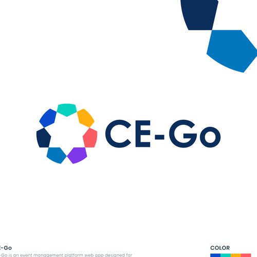 Simple Abstract Geometric Logo Design Proposal for CE-Go