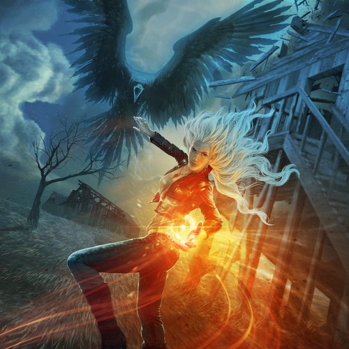 Cover Illustration for Ascending Mage