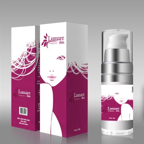 Packaging and label for Lumare skin