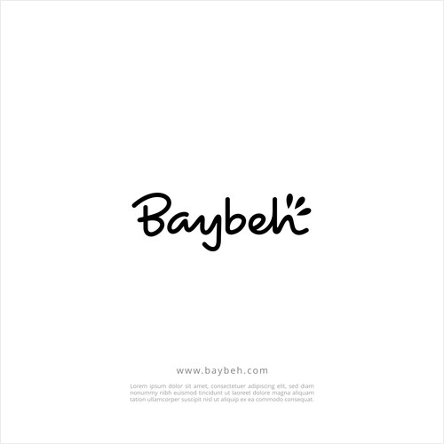 Simple logo concept for Baybeh