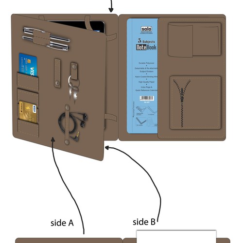 Travel Wallet/Organizer ＋ Padfolio/Portfolio