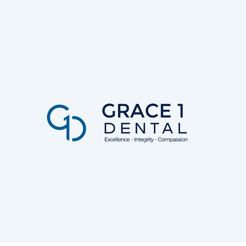 Logo for a dental company (Grace 1 Dental)