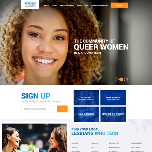 Lesbians Who Tech New Website