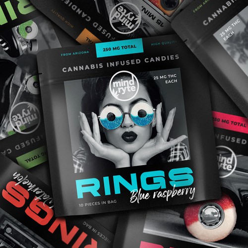 Packaging design for cannabis infused candies
