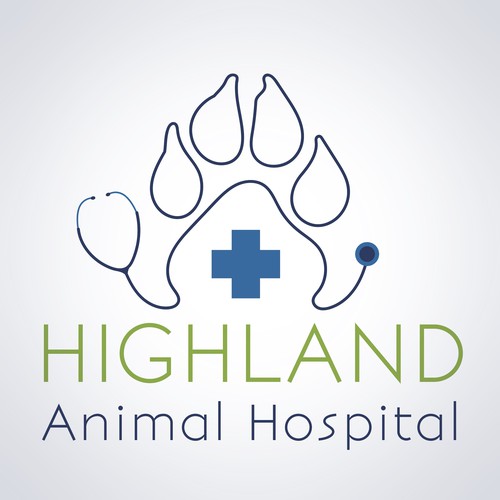 Highland Animal Hospital Logo Design