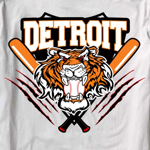 Tiger Baseball T Shirt