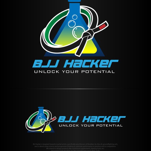 "BJJ Hacker": Martial arts website needs a logo!