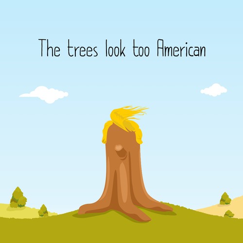 The trees look too american