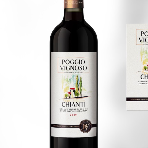 Premium Wine Label Design for a 1,300 year old brand