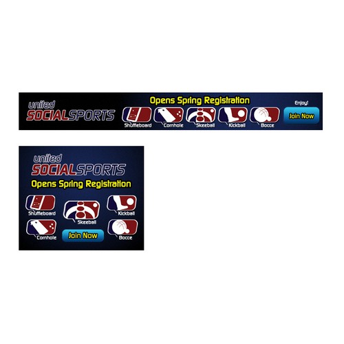 Spring Sports Registration Banners