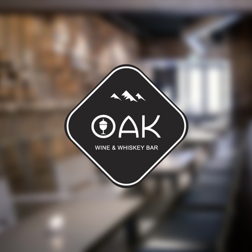 Create a logo for branding a new wine and whiskey bar!