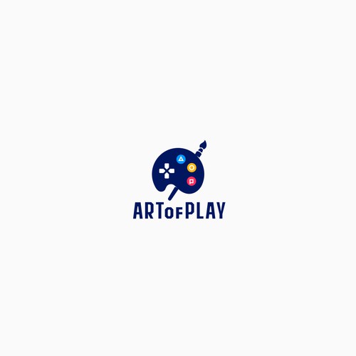 Art of play concept logo 