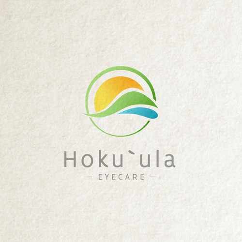 Logo for Hawaiian company that provides eye care and eye wear.