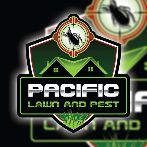 Logo for a full-service lawn care chemical application and pest control services.