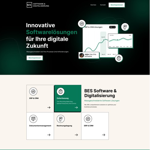 SAAS Website design