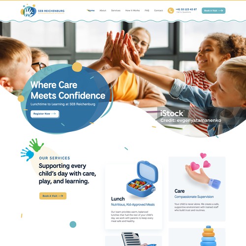 website design for SEB Reichenburg