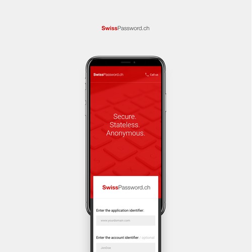 Mobile concept for SwissPassword