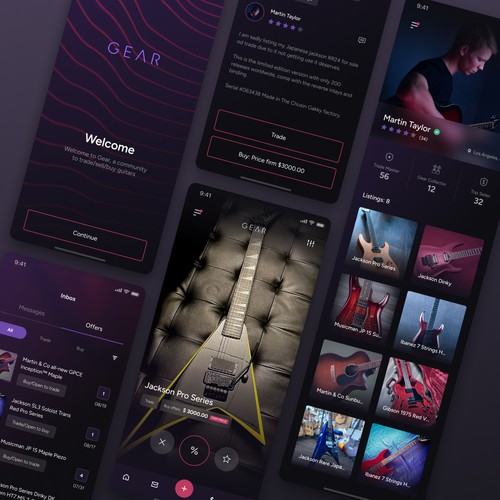Guitar Trade/ Sell/ Buy Marketplace App