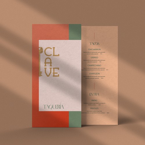 Visual Identity Design for Clave Taquería