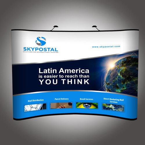SkyPostal Trade Show Designs