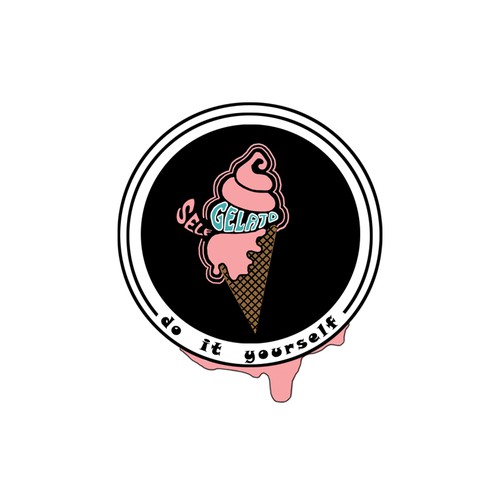 Logo of an ice cream shop where you can get ice cream by itself .