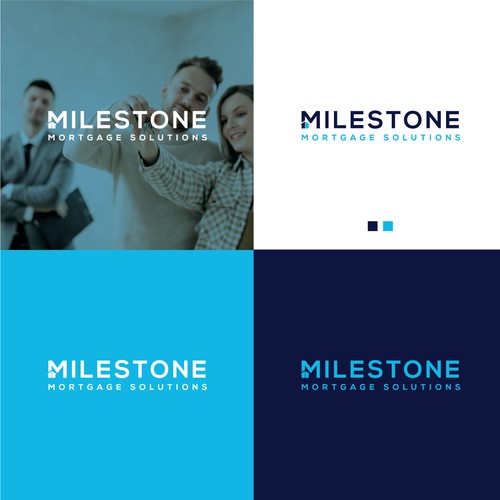 Milestone Mortgage Solutions Logo Design