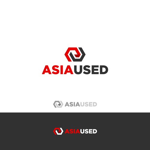 Asiaused logo design