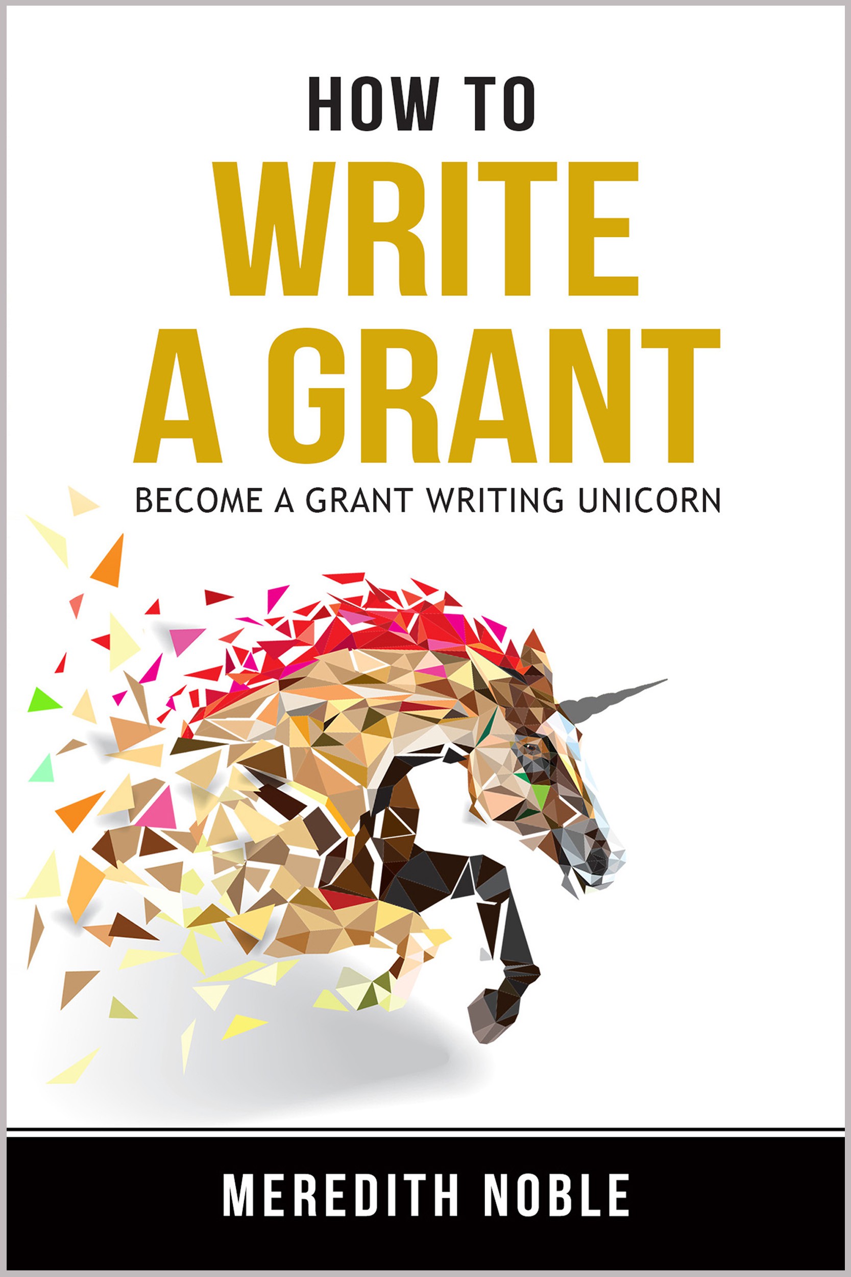Unleash Your Most Imaginative Creativity - Book Cover Design on Grant Writing
