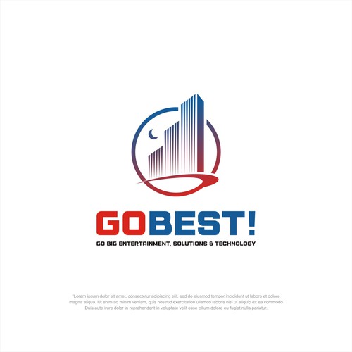 GOBEST! Logo for a new Entertainment, Solutions and Technology business